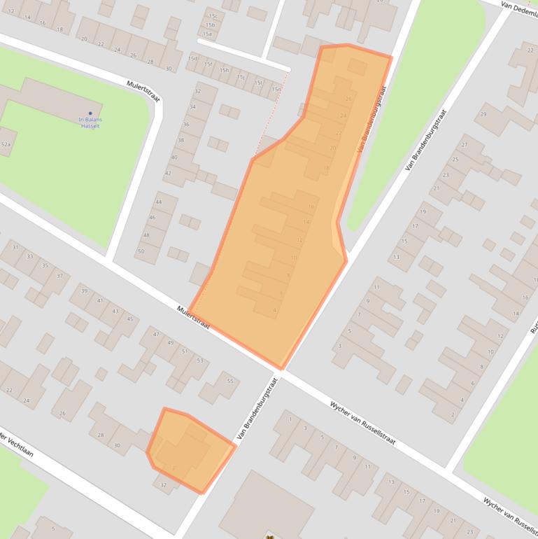 Kaart van postcodegebied 8061CN.