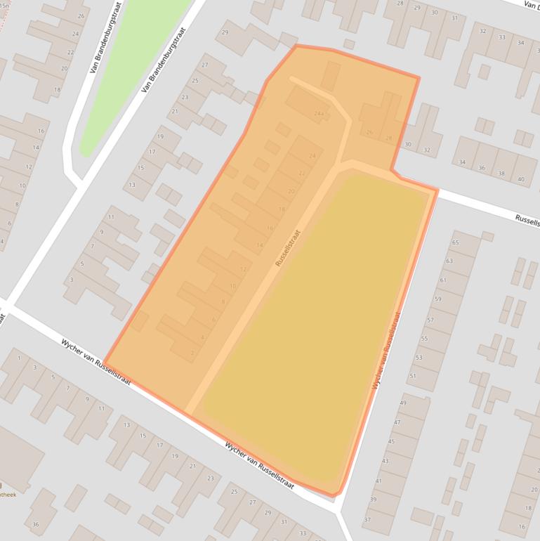 Kaart van postcodegebied 8061CS.