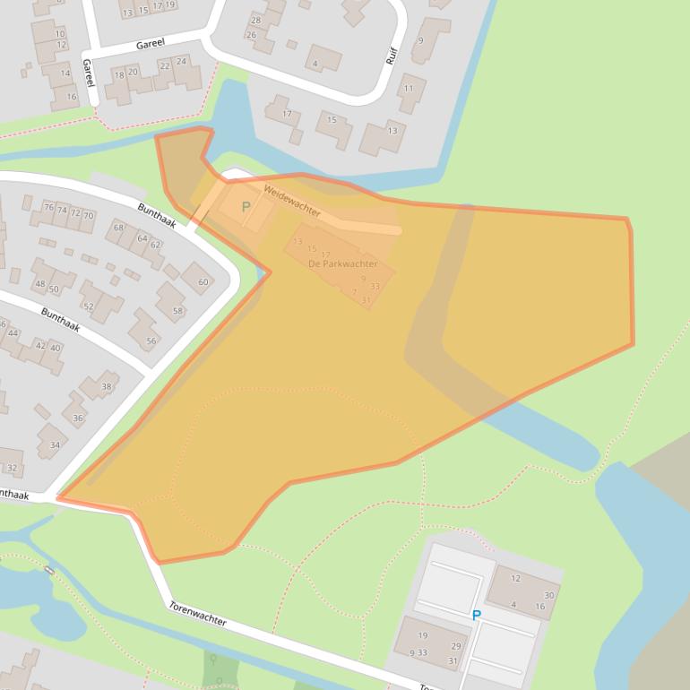 Kaart van postcodegebied 8061DR.