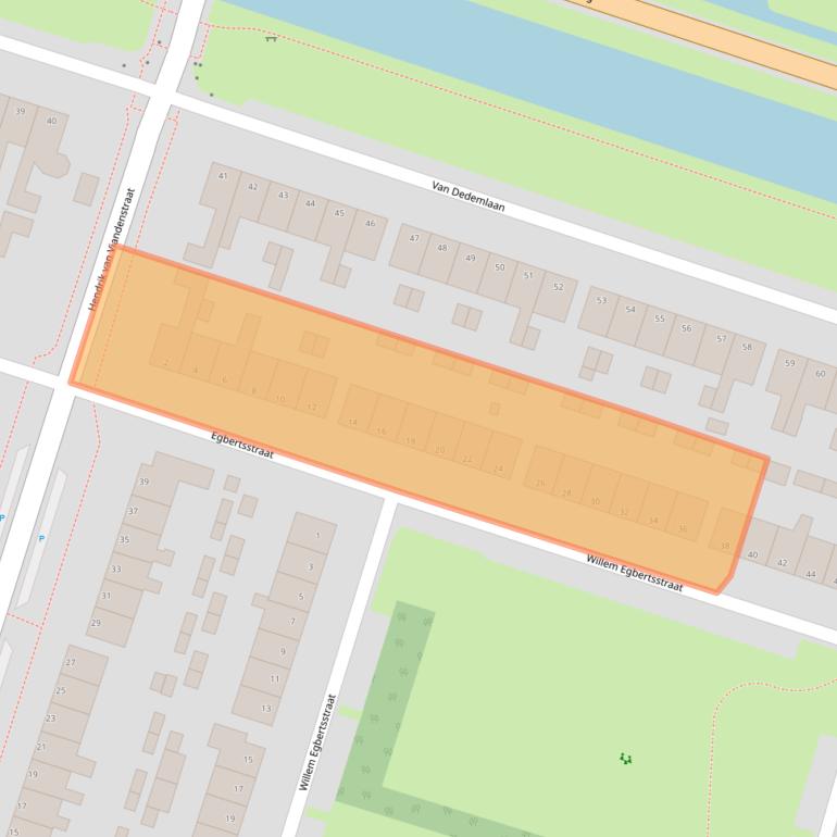 Kaart van postcodegebied 8061EC.