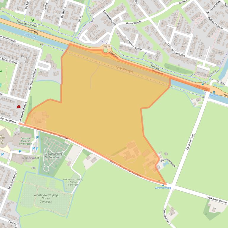 Kaart van postcodegebied 8061HN.