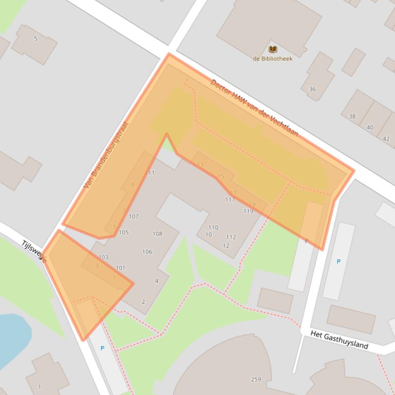 Kaart van postcodegebied 8061KD.