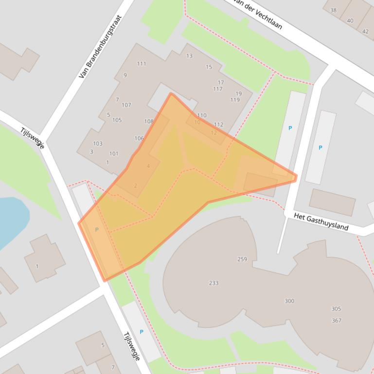 Kaart van postcodegebied 8061KE.