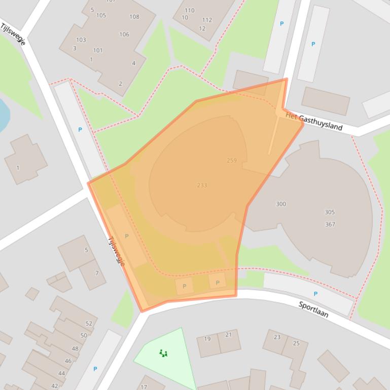 Kaart van postcodegebied 8061KK.