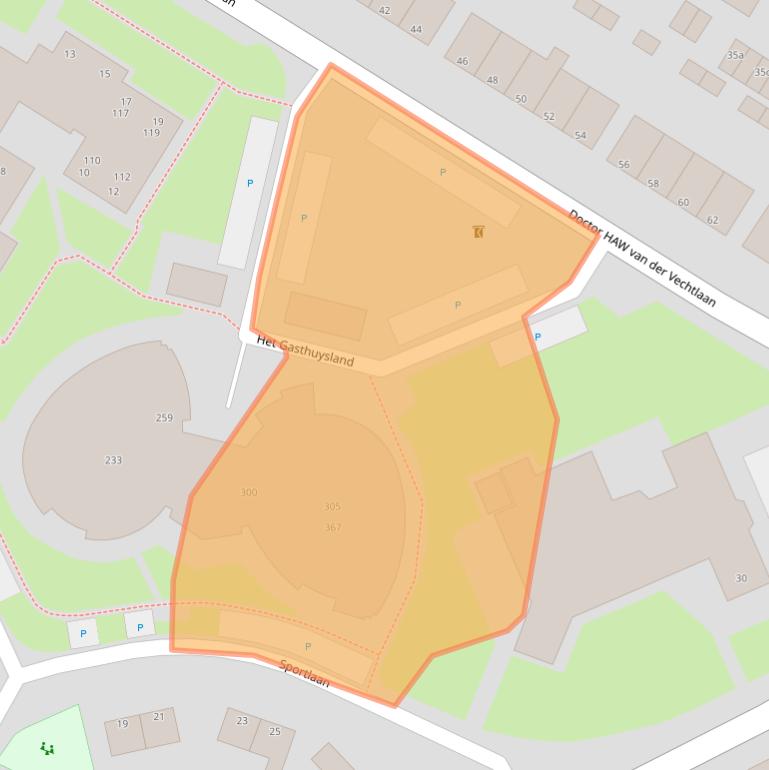 Kaart van postcodegebied 8061KL.