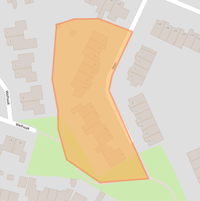 Kaart van postcodegebied 8061LL.