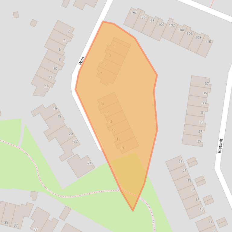 Kaart van postcodegebied 8061LM.