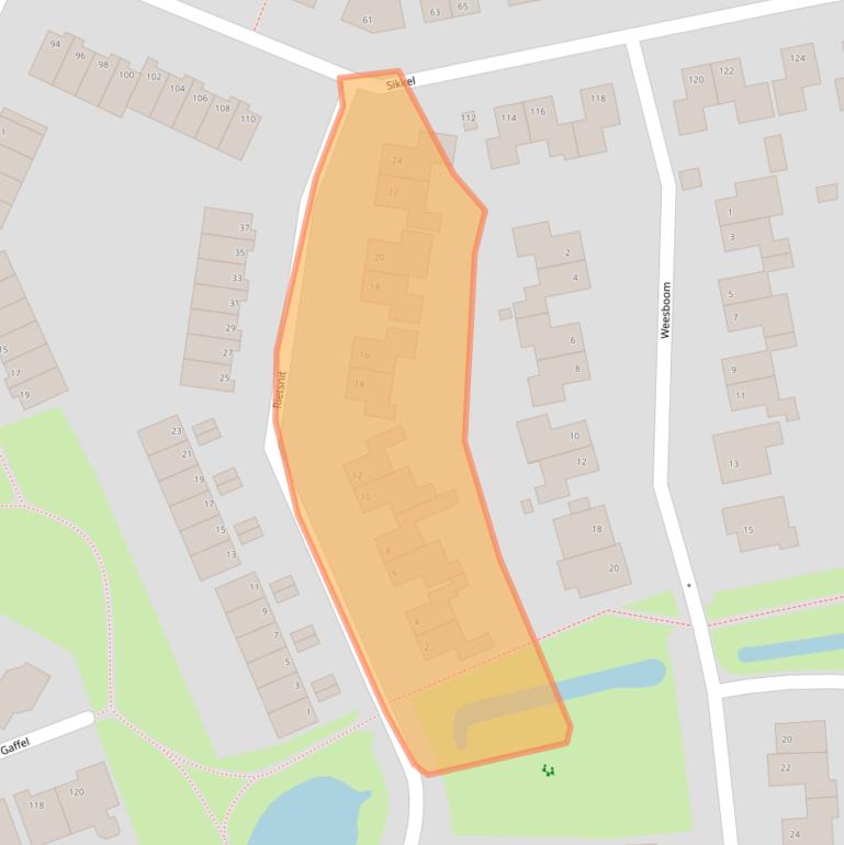 Kaart van postcodegebied 8061LP.