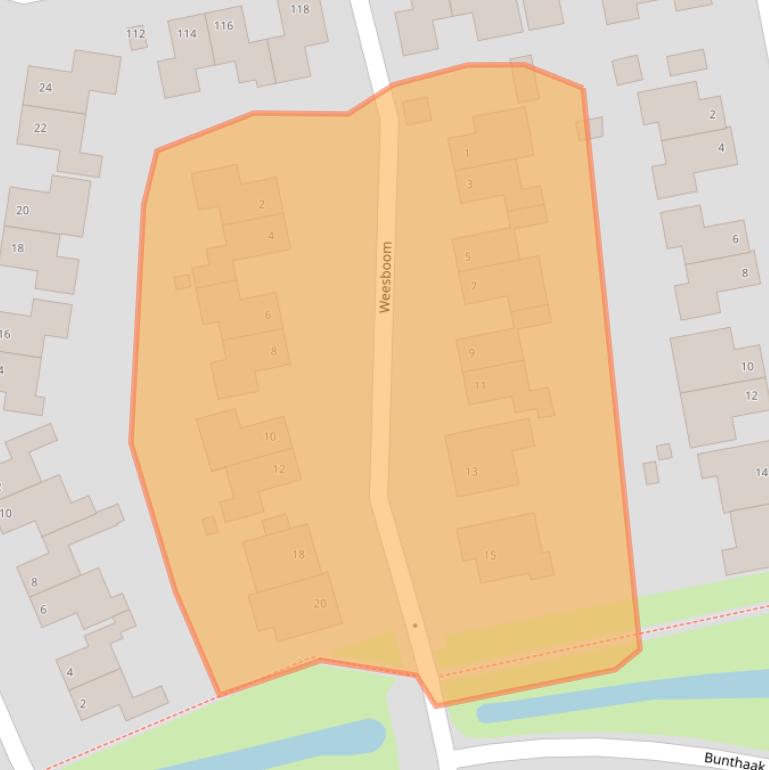 Kaart van postcodegebied 8061LR.