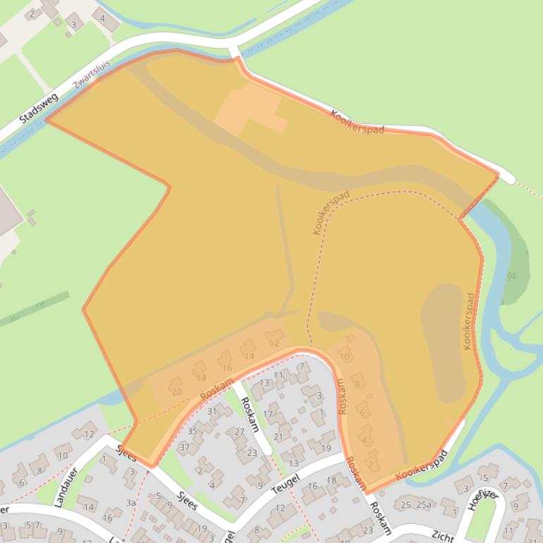 Kaart van postcodegebied 8061LV.