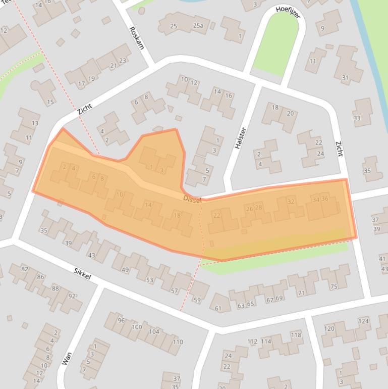 Kaart van postcodegebied 8061MG.