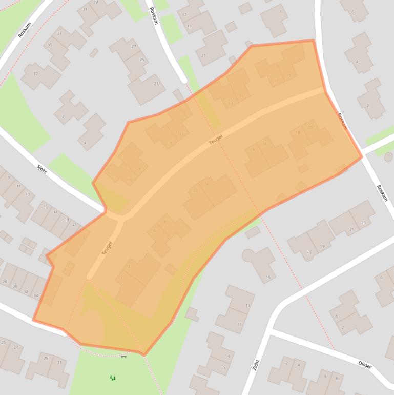 Kaart van postcodegebied 8061MR.