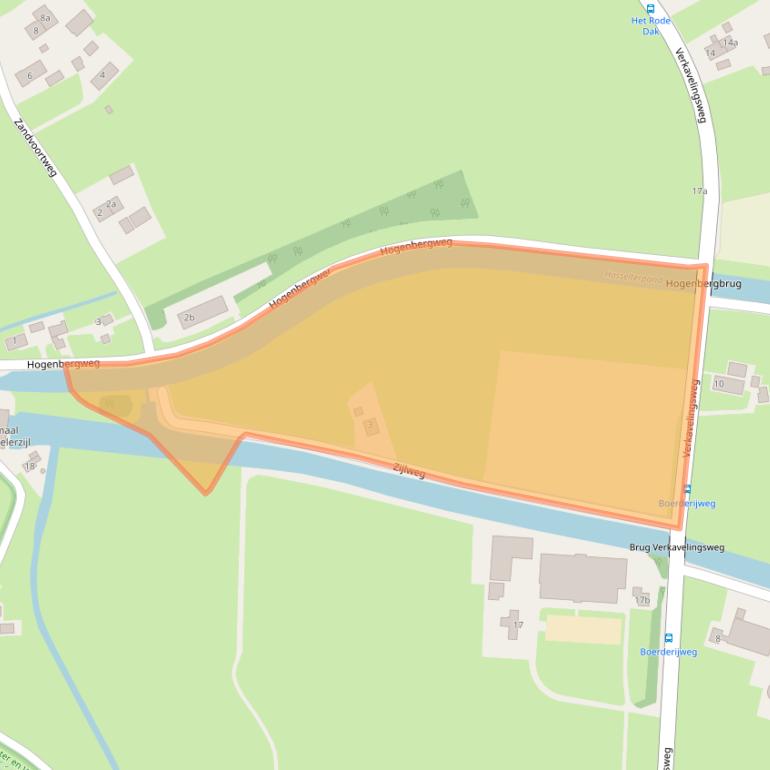 Kaart van postcodegebied 8061PC.