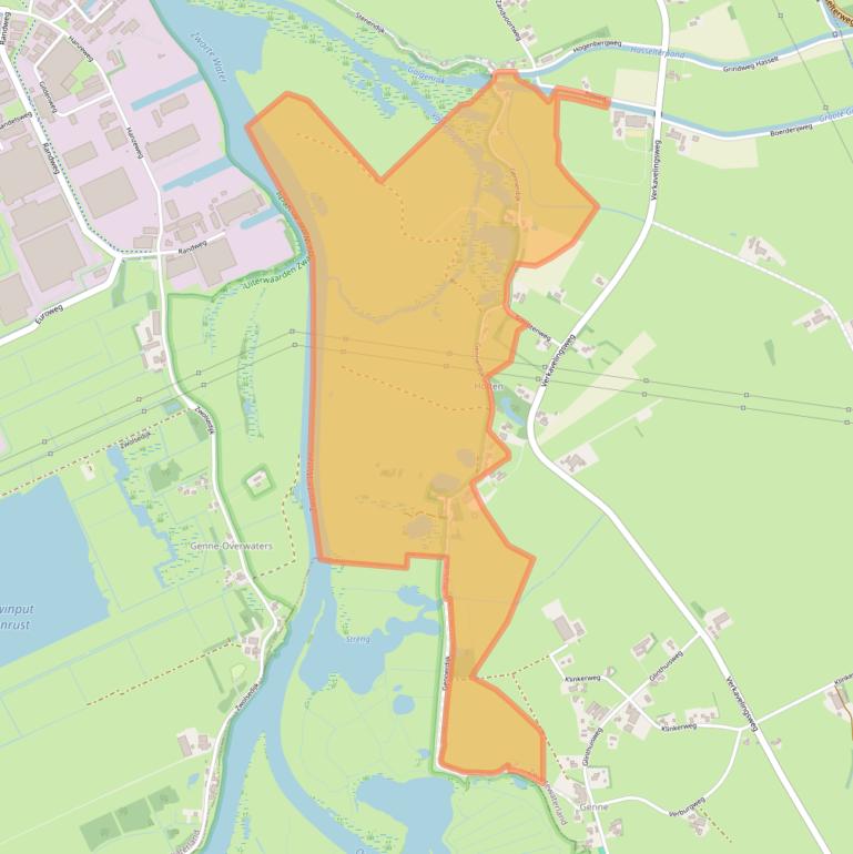 Kaart van postcodegebied 8061PR.