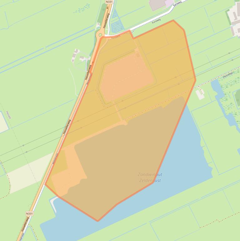 Kaart van postcodegebied 8061SC.
