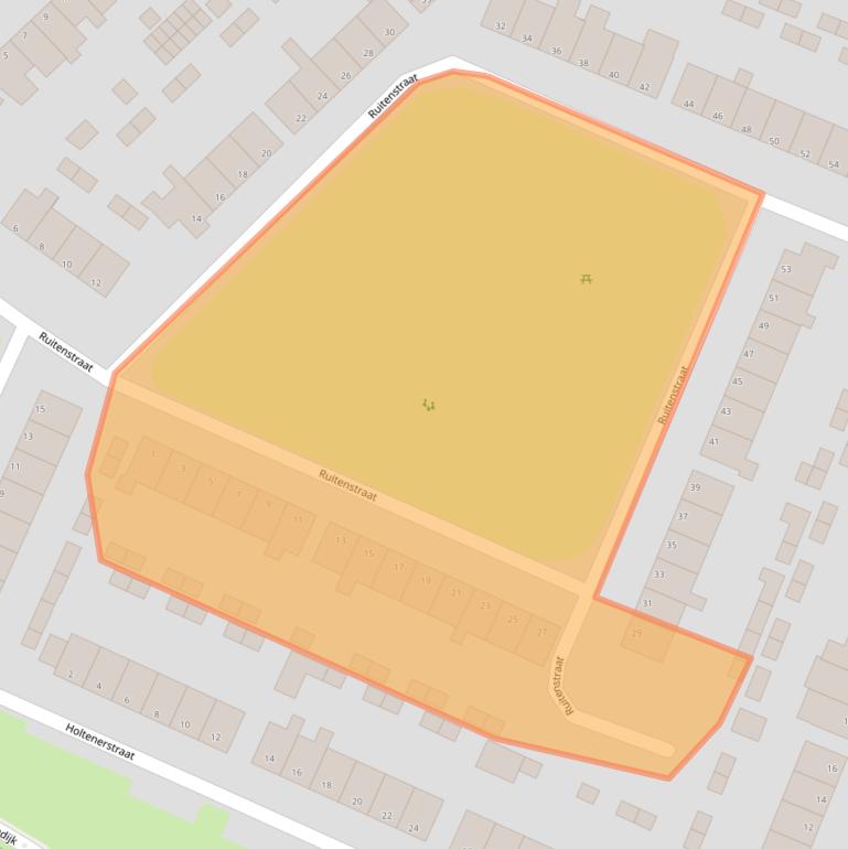 Kaart van postcodegebied 8061ZK.