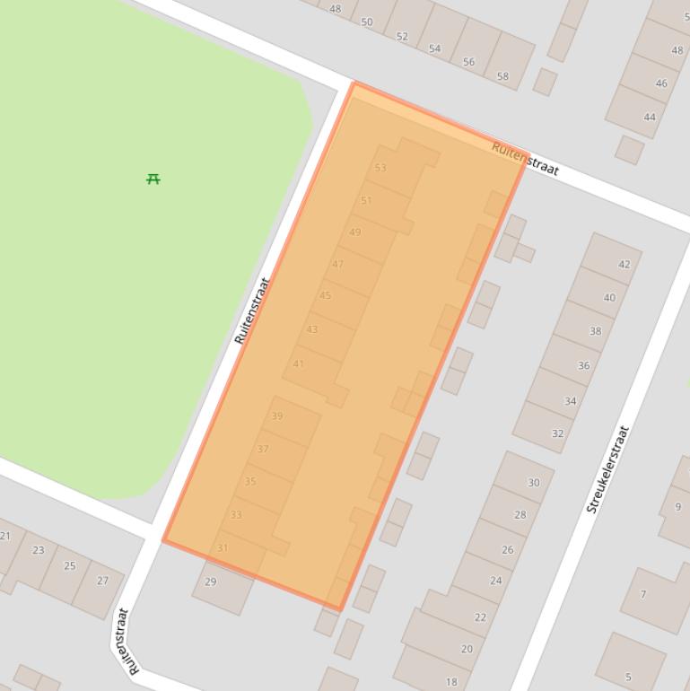 Kaart van postcodegebied 8061ZL.