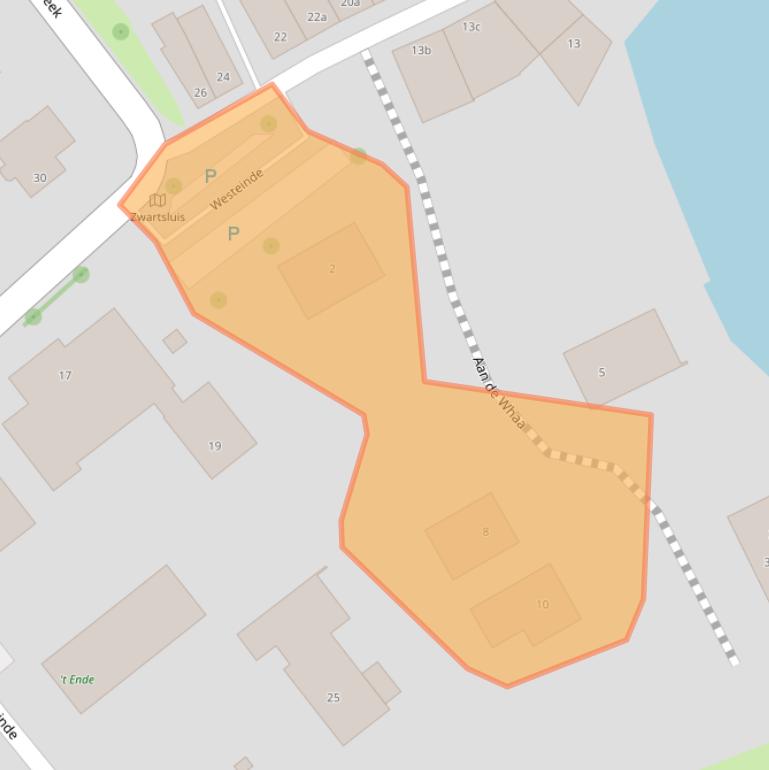 Kaart van postcodegebied 8064AN.