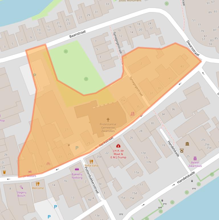 Kaart van postcodegebied 8064DM.