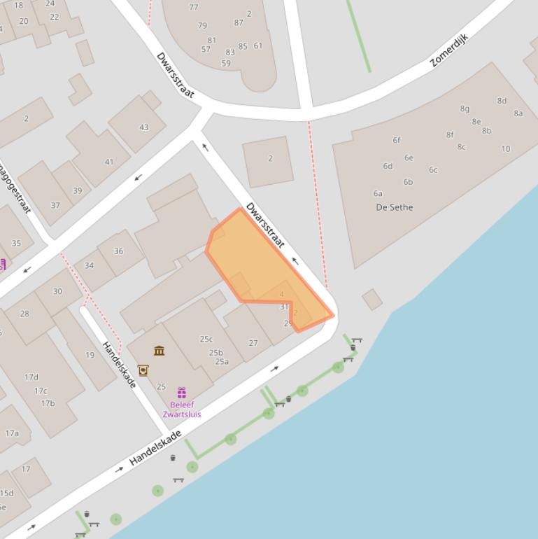 Kaart van postcodegebied 8064DR.