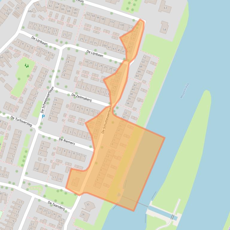 Kaart van postcodegebied 8064ER.