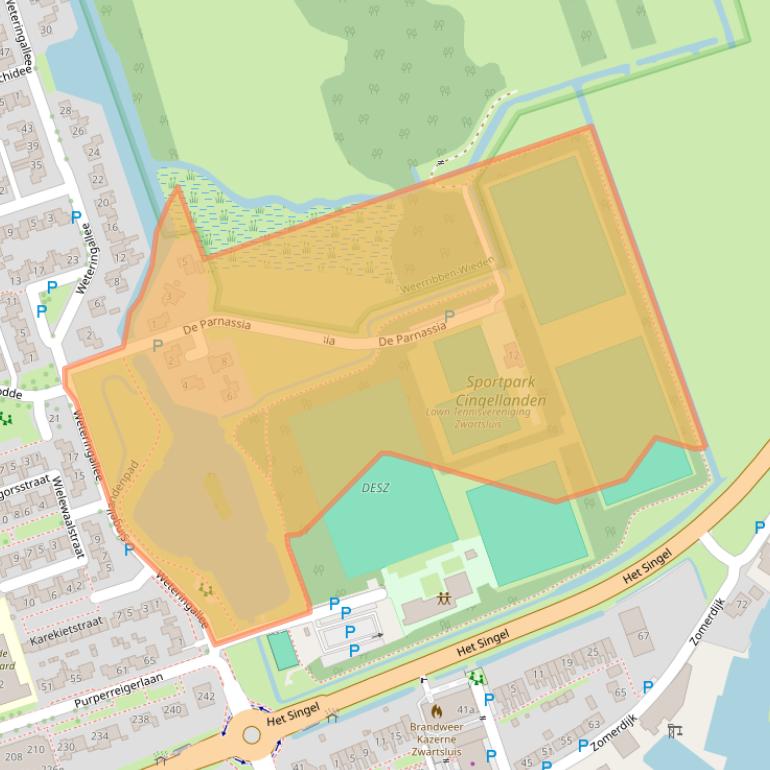 Kaart van postcodegebied 8064HA.