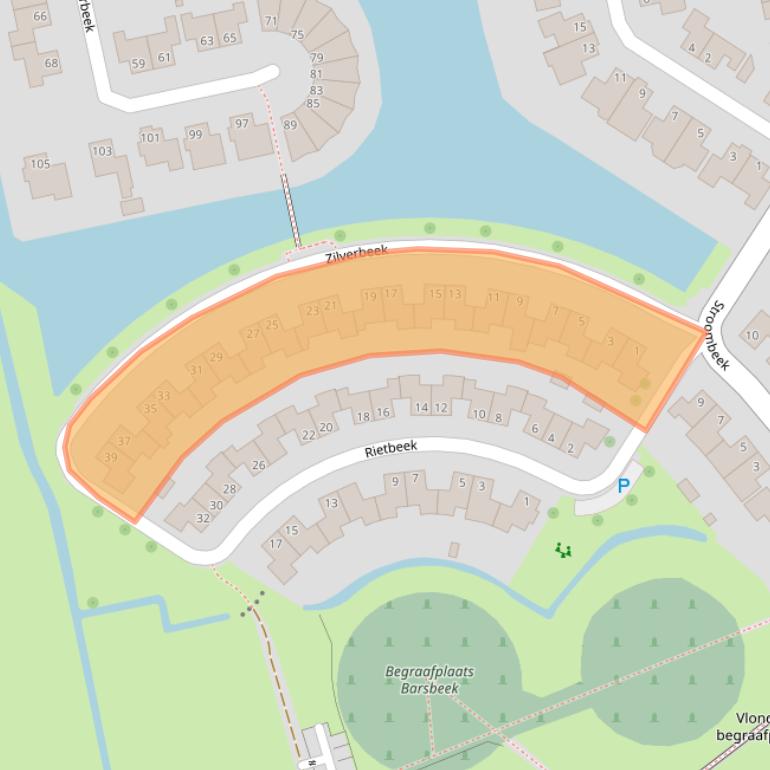 Kaart van postcodegebied 8064JD.