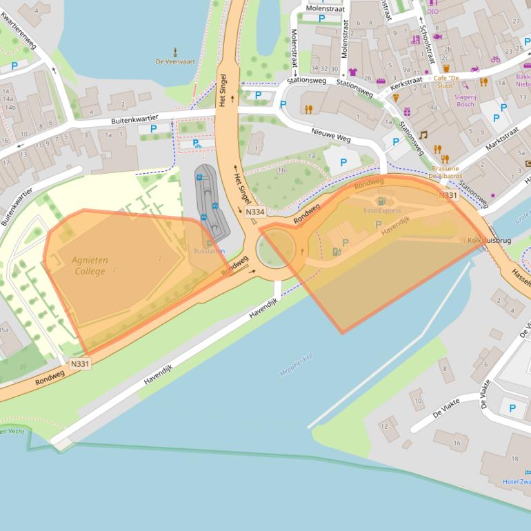 Kaart van postcodegebied 8064PA.