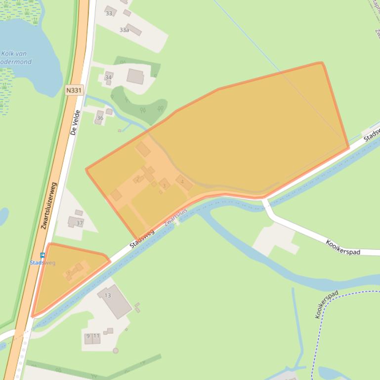 Kaart van postcodegebied 8064PT.