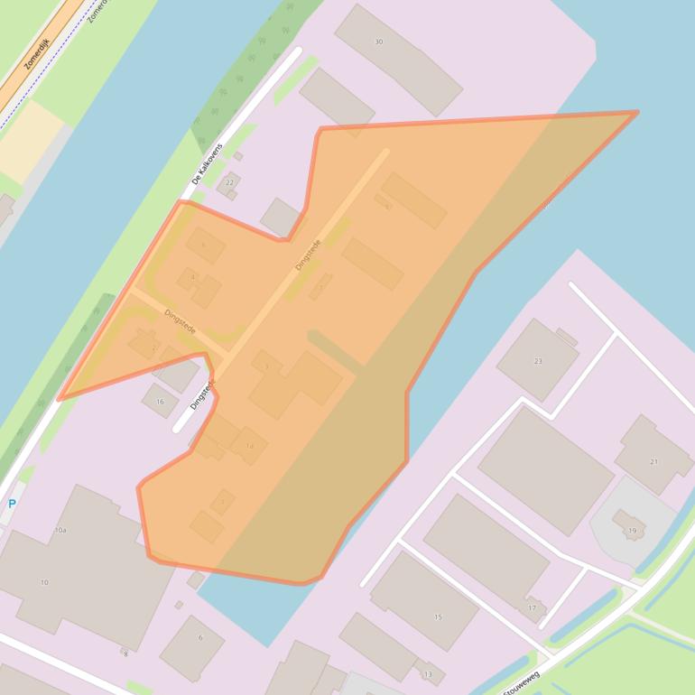 Kaart van postcodegebied 8064PV.