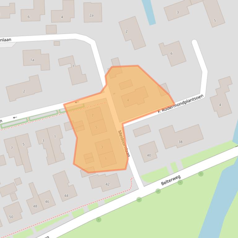 Kaart van postcodegebied 8066PM.