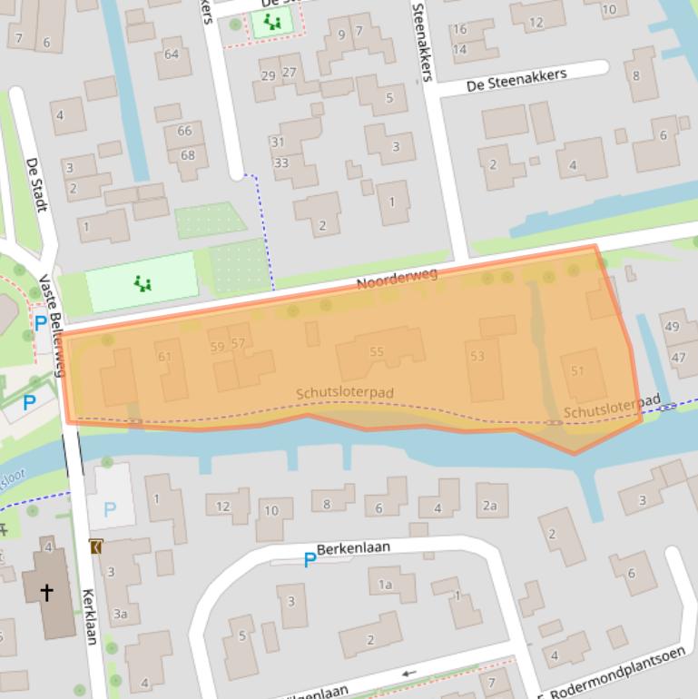 Kaart van postcodegebied 8066PW.