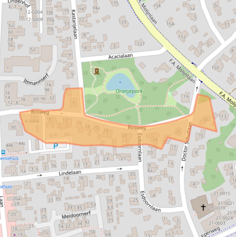 Kaart van postcodegebied 8071AR.