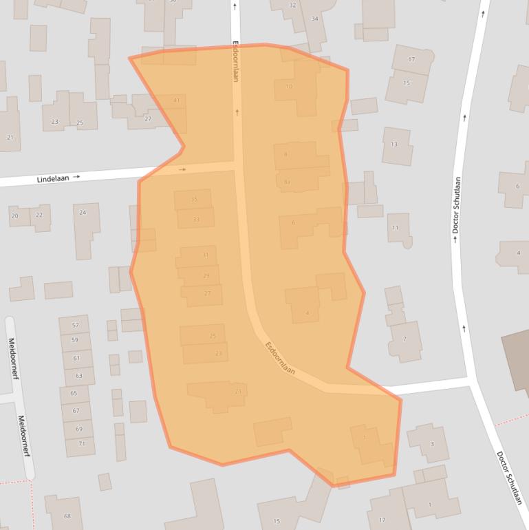 Kaart van postcodegebied 8071AT.