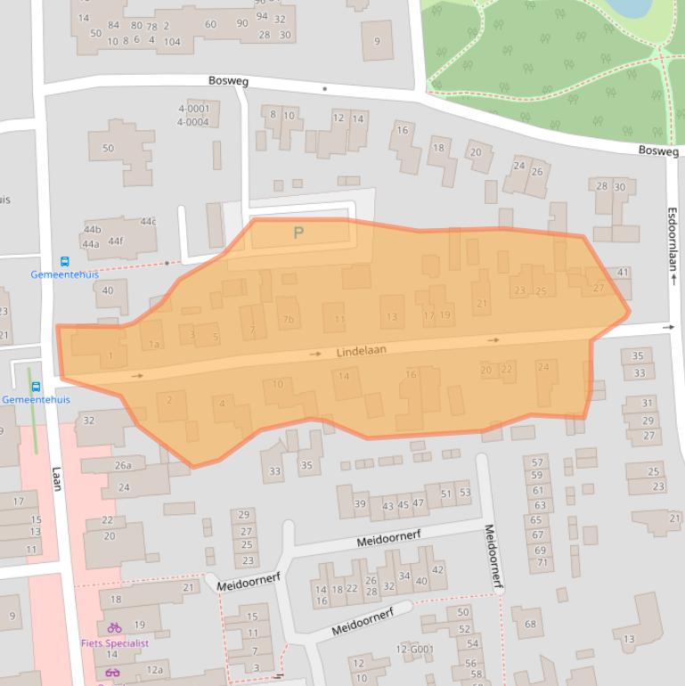 Kaart van postcodegebied 8071AV.