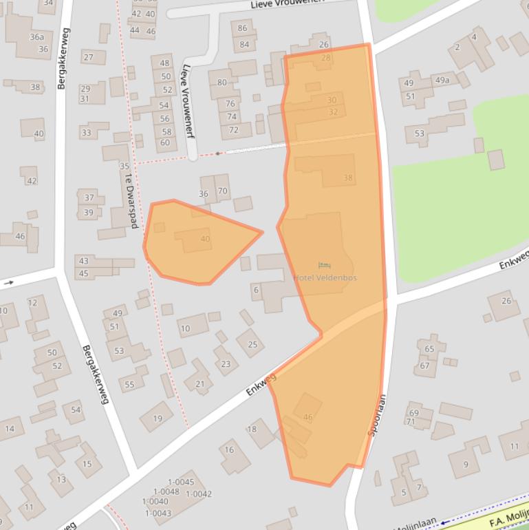 Kaart van postcodegebied 8071BR.