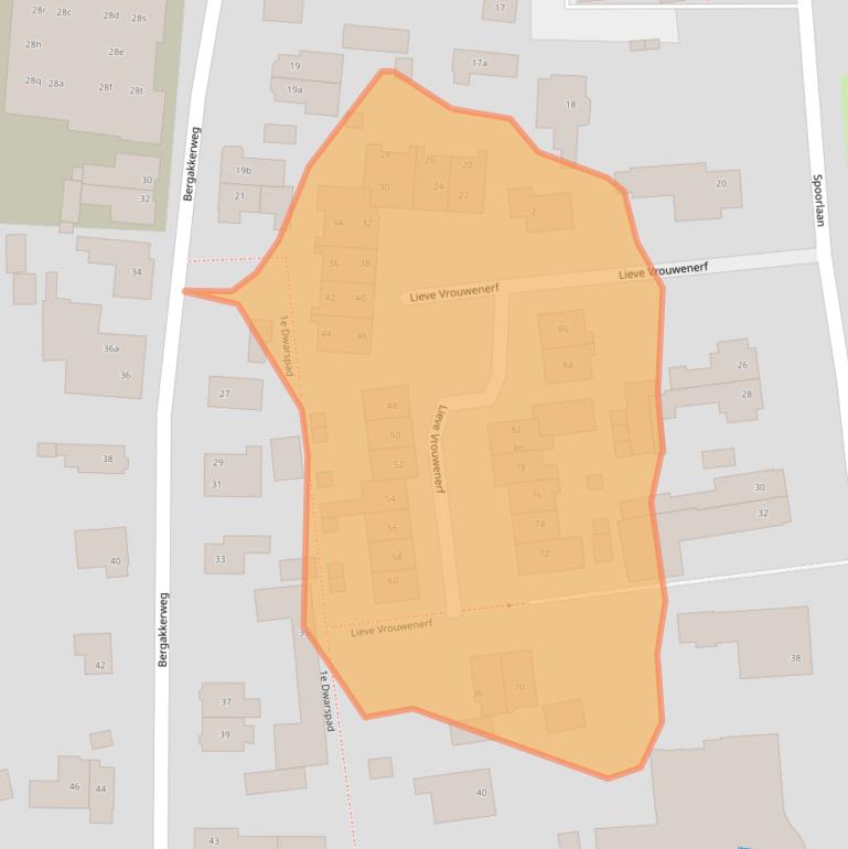 Kaart van postcodegebied 8071CA.