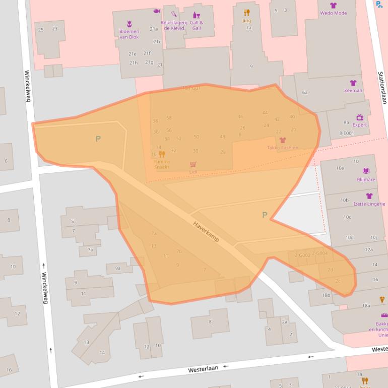 Kaart van postcodegebied 8071CB.