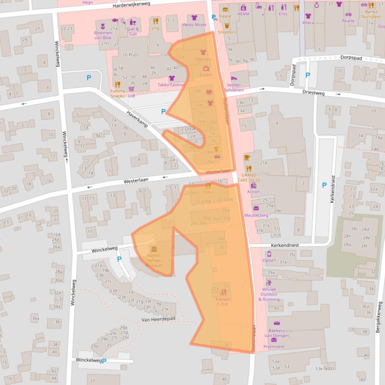 Kaart van postcodegebied 8071CM.