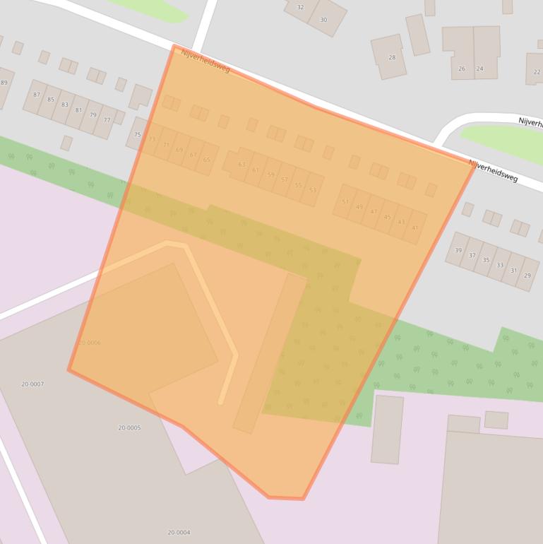 Kaart van postcodegebied 8071DC.