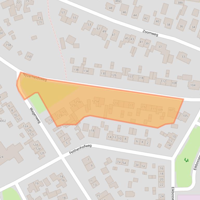 Kaart van postcodegebied 8071DE.