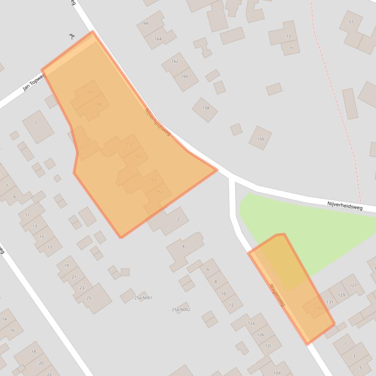 Kaart van postcodegebied 8071DG.