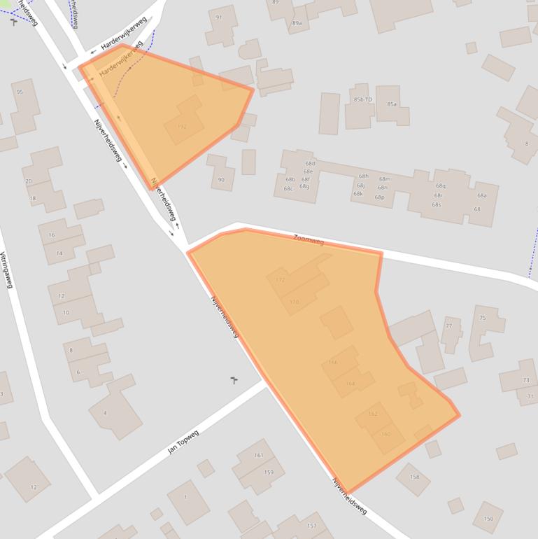 Kaart van postcodegebied 8071DM.