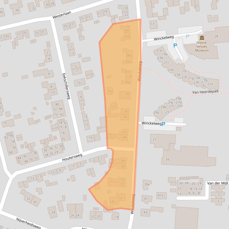 Kaart van postcodegebied 8071DR.