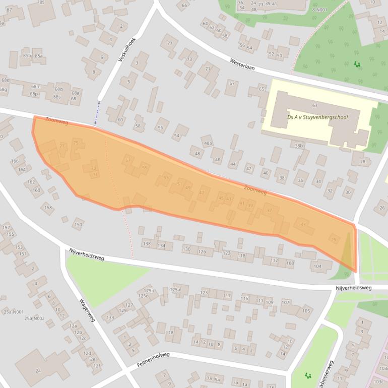 Kaart van postcodegebied 8071EH.