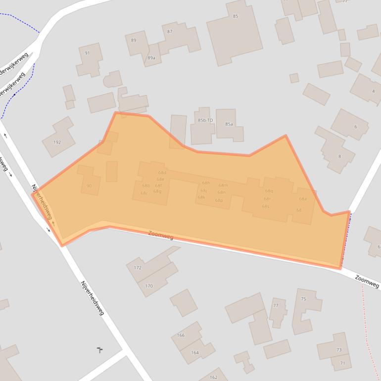 Kaart van postcodegebied 8071EL.