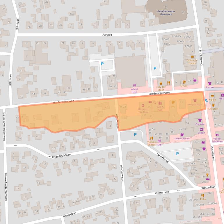 Kaart van postcodegebied 8071EM.