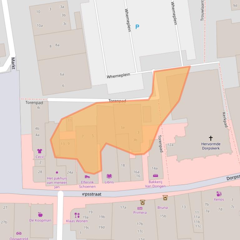 Kaart van postcodegebied 8071GH.