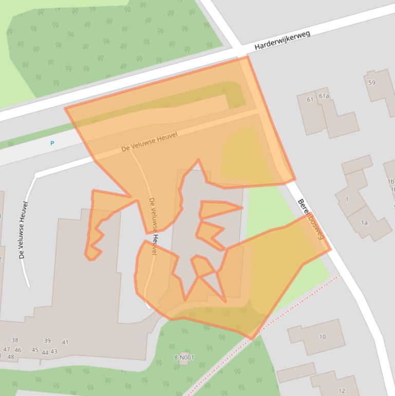 Kaart van postcodegebied 8071GP.