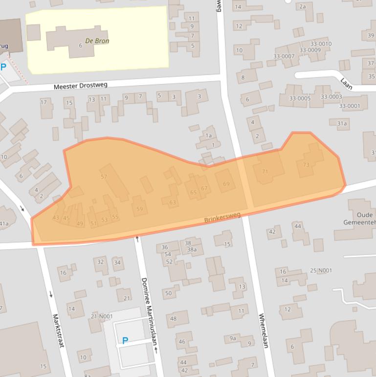 Kaart van postcodegebied 8071GS.
